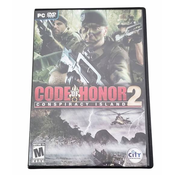 Code of Honor 2 Conspiracy Island PC DVD Rom Disk Computer - Picture 1 of 4